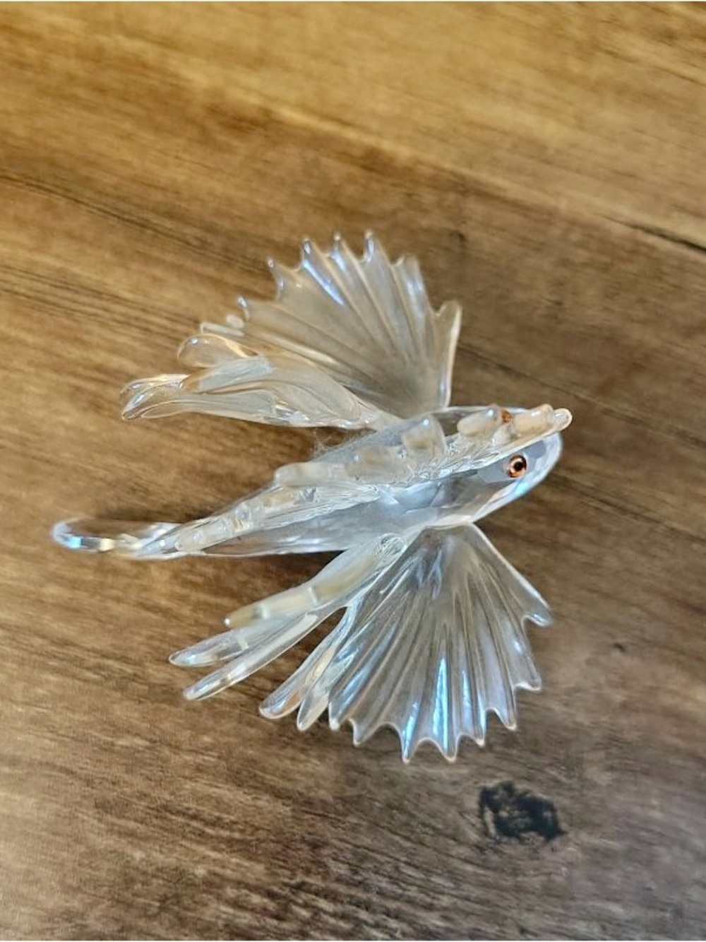 Swarovski Crystal Clear Lion Fish South Sea Figurine - 3” X 2” - Picture 13 of 14